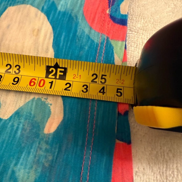 Lilly Pulitzer 100% Cotton Coral and Navy Long Sleeve Top Size Small - Picture 5 of 15